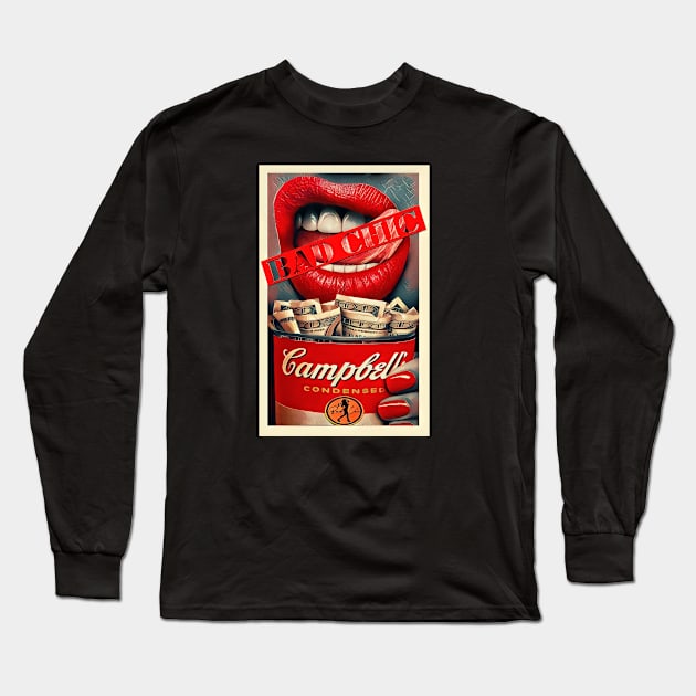 Lips Long Sleeve T-Shirt by Digz